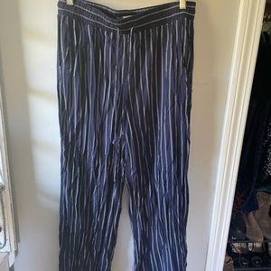 Pinstripes navy pants